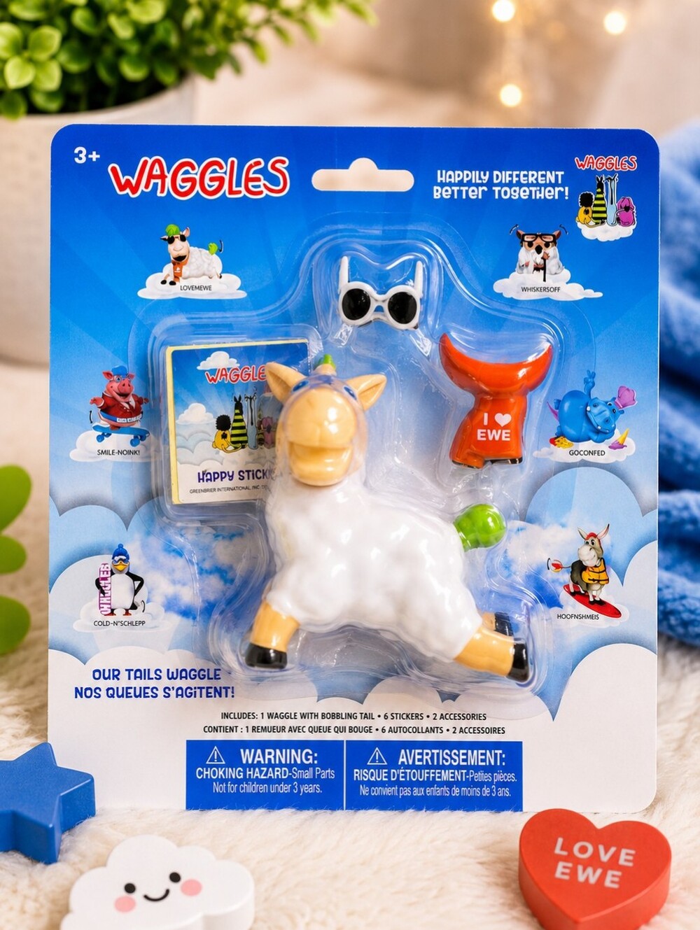 💎10/10 Waggles Sheep Toy Figure